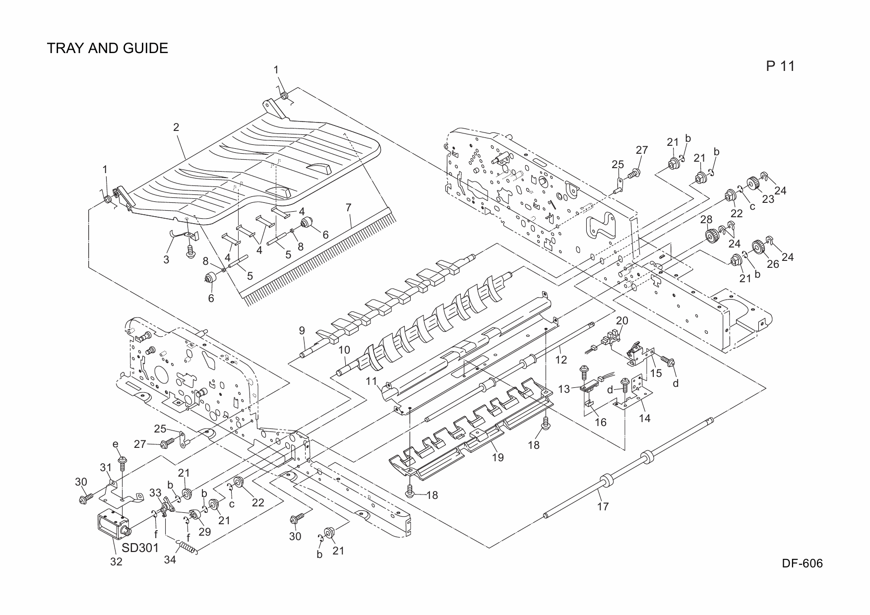 Konica-Minolta Options DF-606 15SA Parts Manual-3